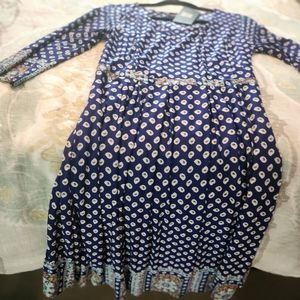 Blue print, fit and flare. XL, NWT party dress from Reborn